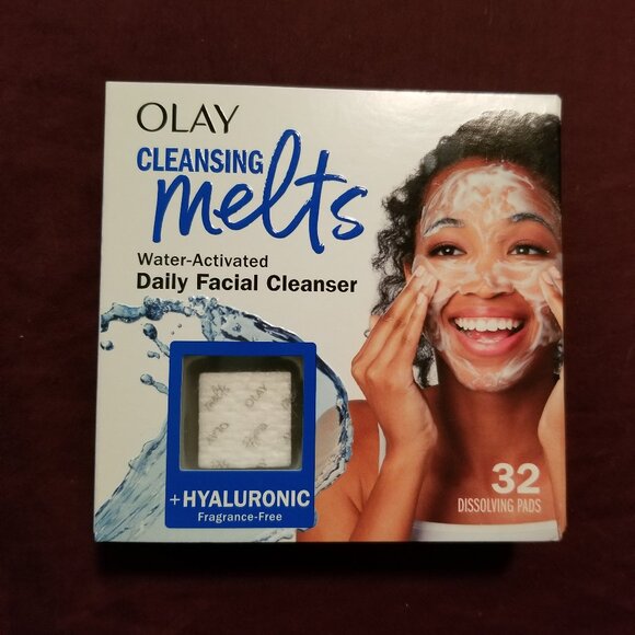 Lot of 5 NEW Sealed Boxes of Olay Cleansing Melts Hyaluronic Fragrance Free - Picture 2 of 5